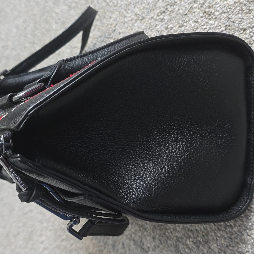 Calvin Klein Embroidered Satchel Crossbody Bag - Picture 4 of 10